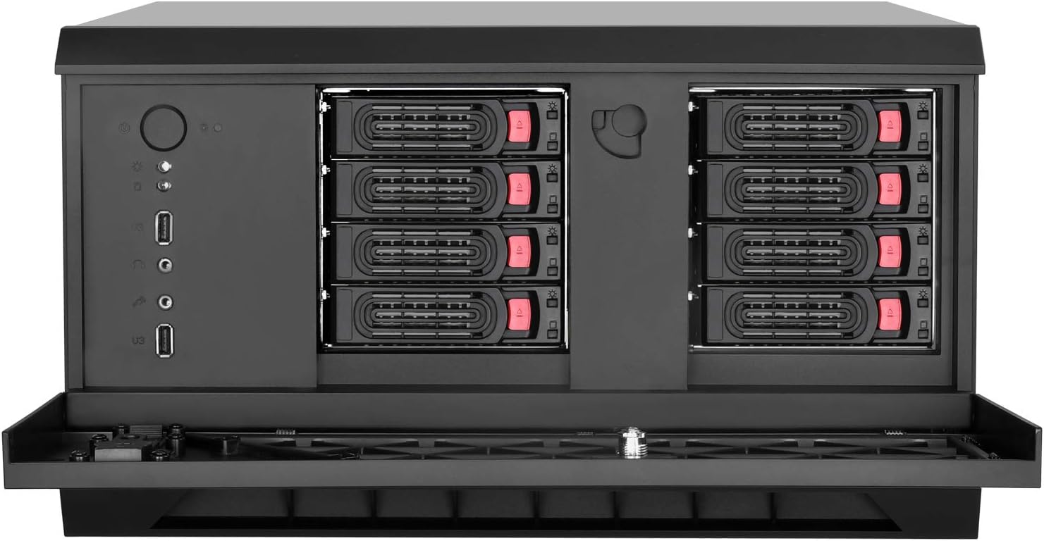 SilverStone PCケース ホットスワップベイ12基対応 SST-CS381B